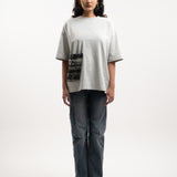 Asymmetric Patch Pocket Tee - Half-Sleeve | BLK Vogue